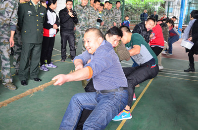 广州现代医院获沙东拔河比赛第四名